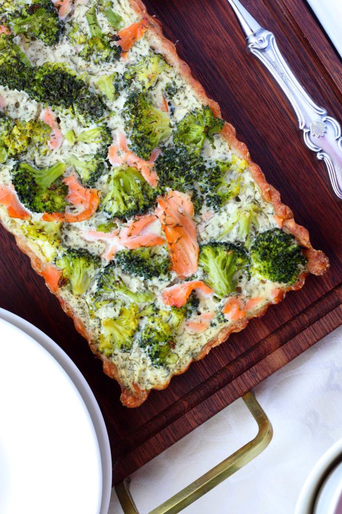 Lohi parsakaali piirakka on parhaimpia piirakoita