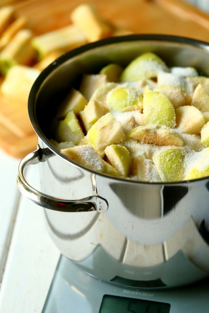 Happamista omenoista hilloa