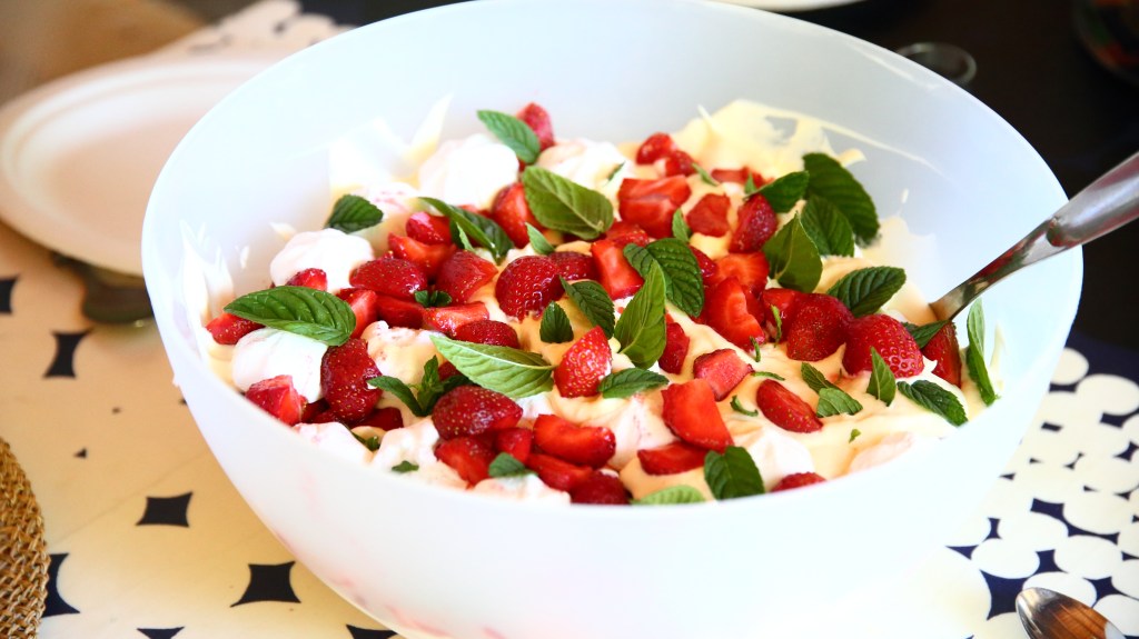 Eton Mess, helppo ja nopea&nbsp;jälkiruoka