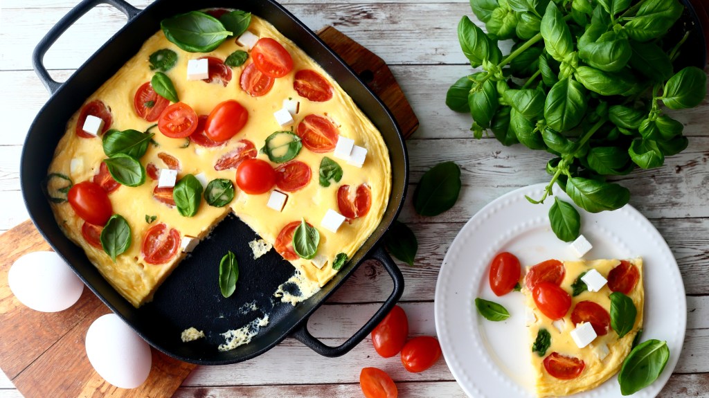 Uunimunakas eli frittata on helppo ja nopea arkiruoka