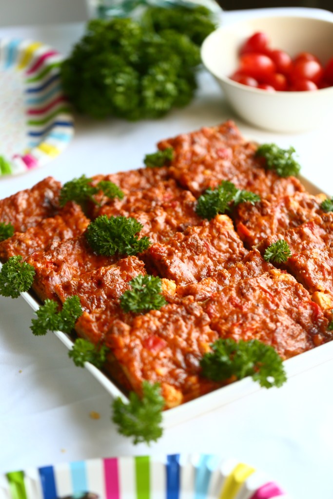 suolainen miedosti tulinen piirakka juhliin