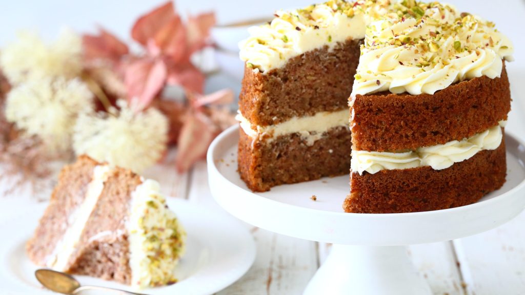 Ihanan mehevä kesäkurpitsakakku