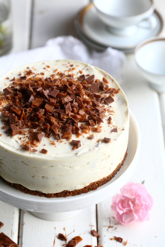 Liivatteeton daim juustokakku