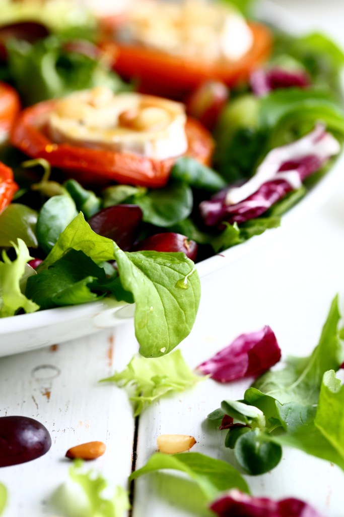 Hunaja rukola tomaatti vuohenjuusto