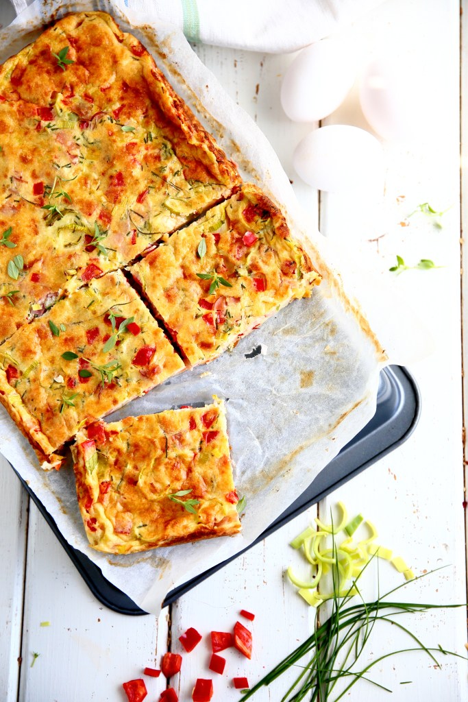 Kinkku pannukakku helppo lounas