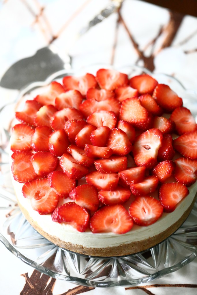 Maailman raras mansikkainen juustokakku