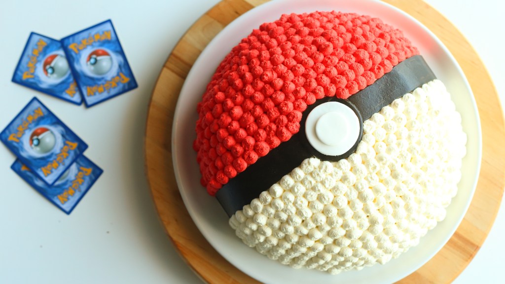 Pokemonpallo pojan syntymäpäiväkakku