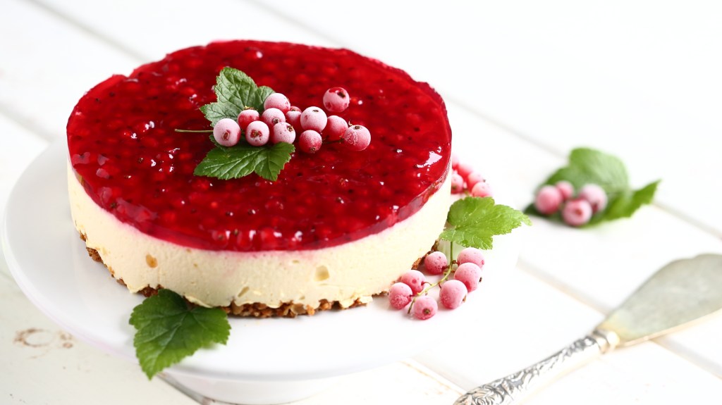 Punaherukka juustotorttu