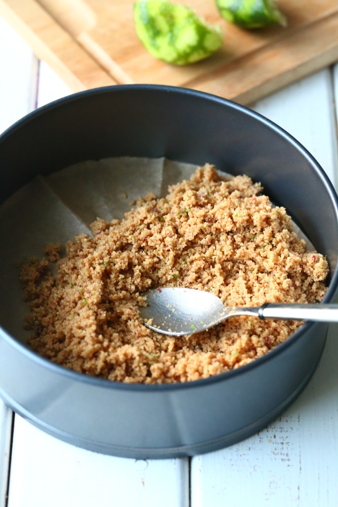 Keksimurupohja limellä maustettuna