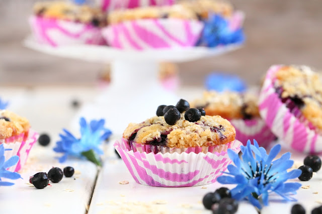 Mustikka murumuffinssit