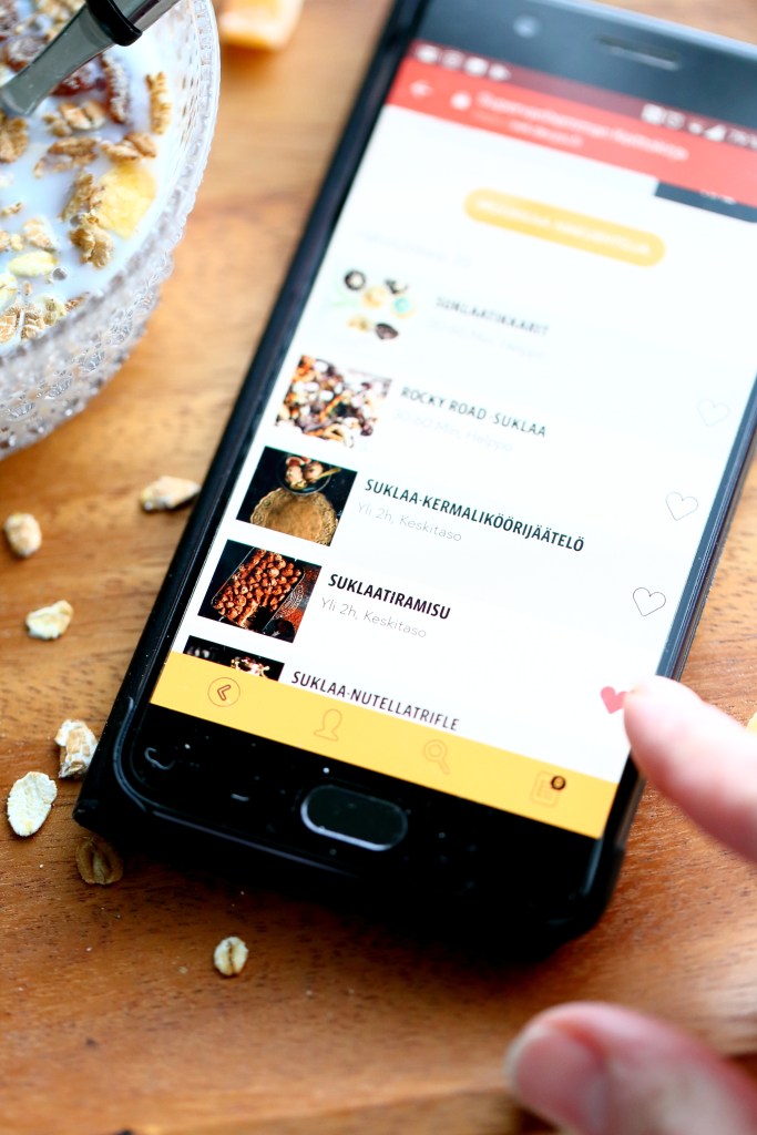 Ohjeen merkitseminen suosikiksi onnistuu näppärästi