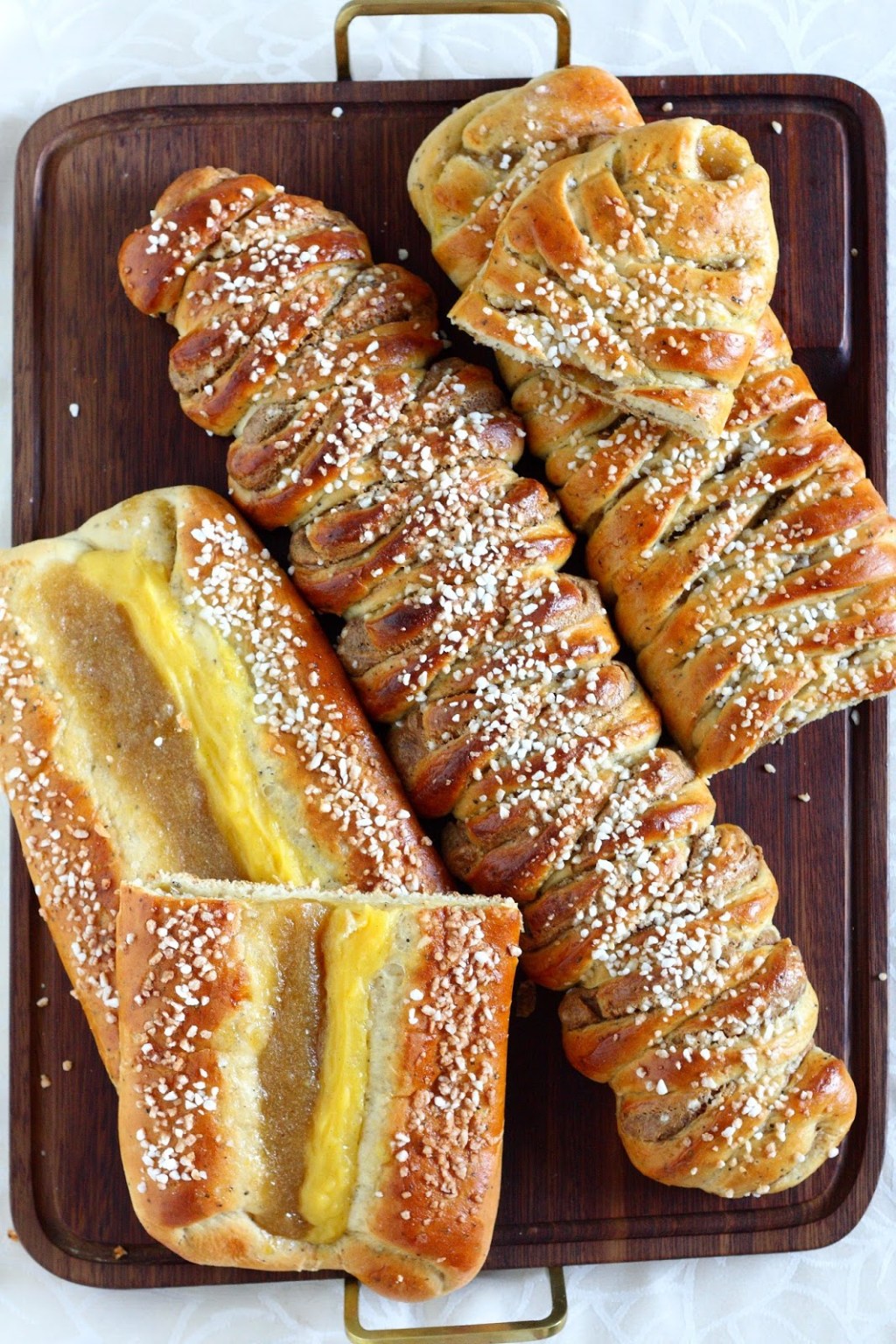 Pullapitkot x 3 / omena-vanilja- ja kinuski-kanelitäytteillä