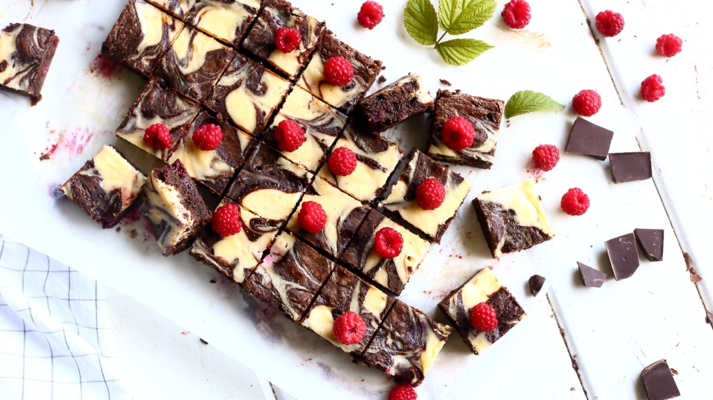 Vadelma-suklaabrownie